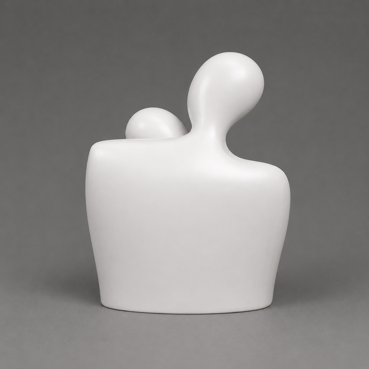 Sculpture Couple & Cœur – Décoration Moderne Minimaliste