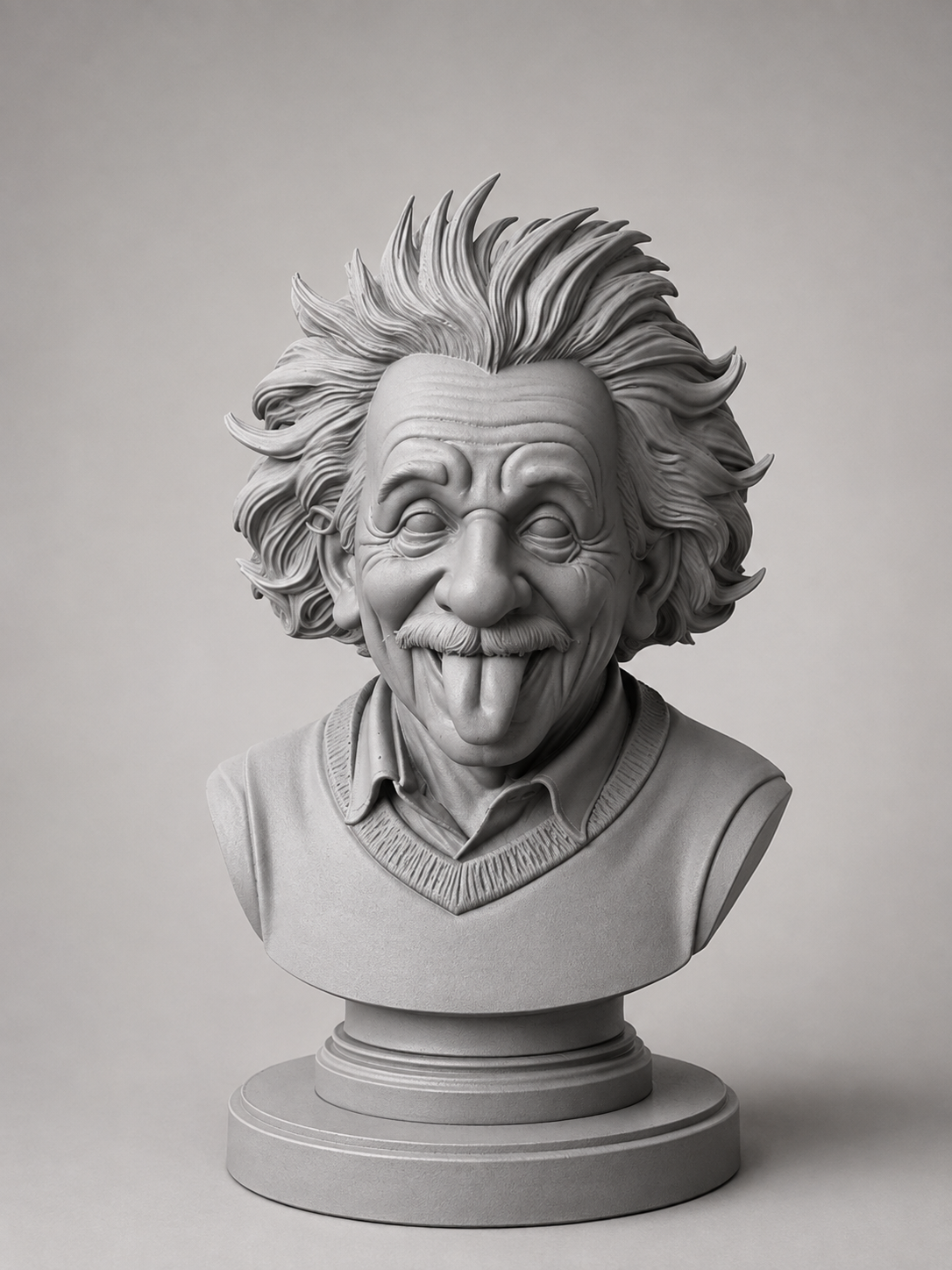 Buste Albert Einstein  – Statue Decorative en Impression 3D