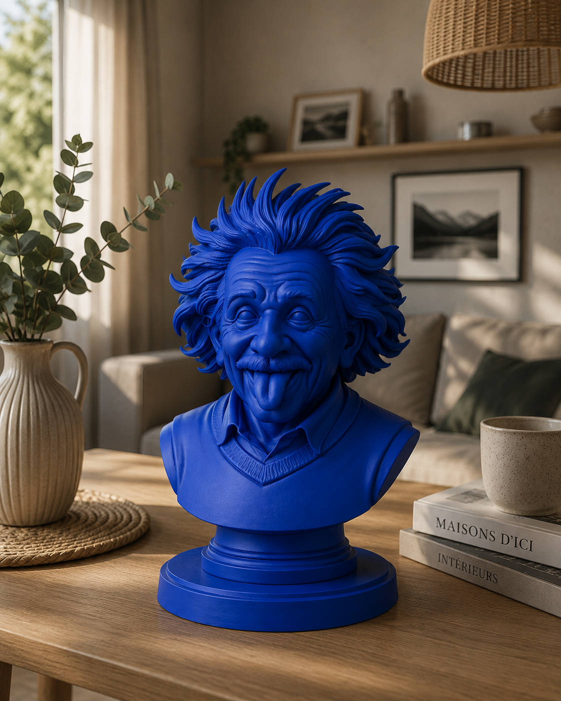 Buste Albert Einstein  – Statue Decorative en Impression 3D