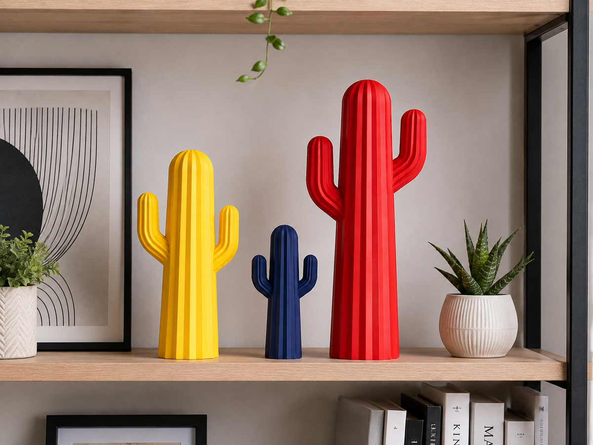 Cactus décoratif imprimé en 3D pour décoration maison