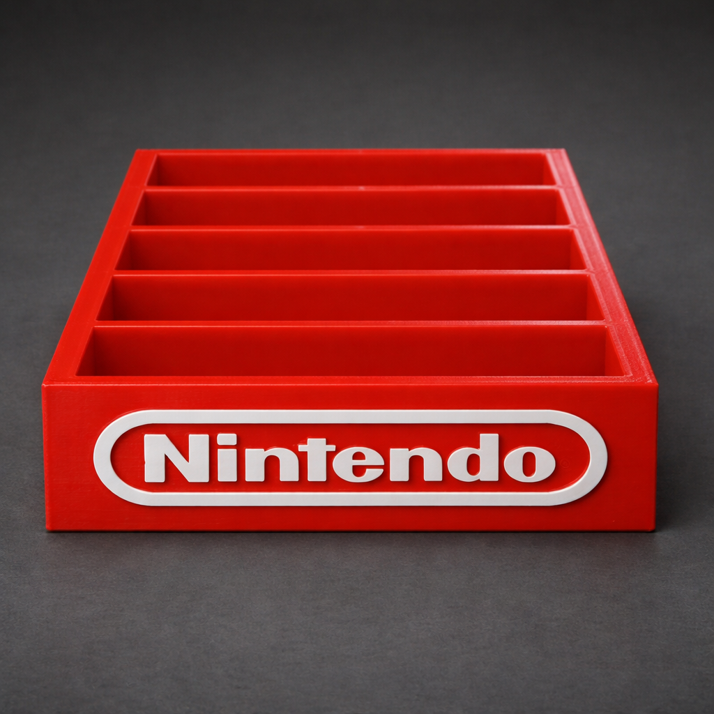Support 5 cartouches Nintendo NES – Présentoir rétro