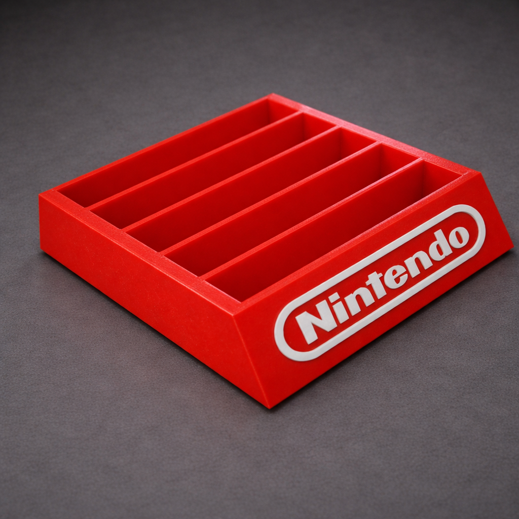 Support 5 cartouches Nintendo NES – Présentoir rétro