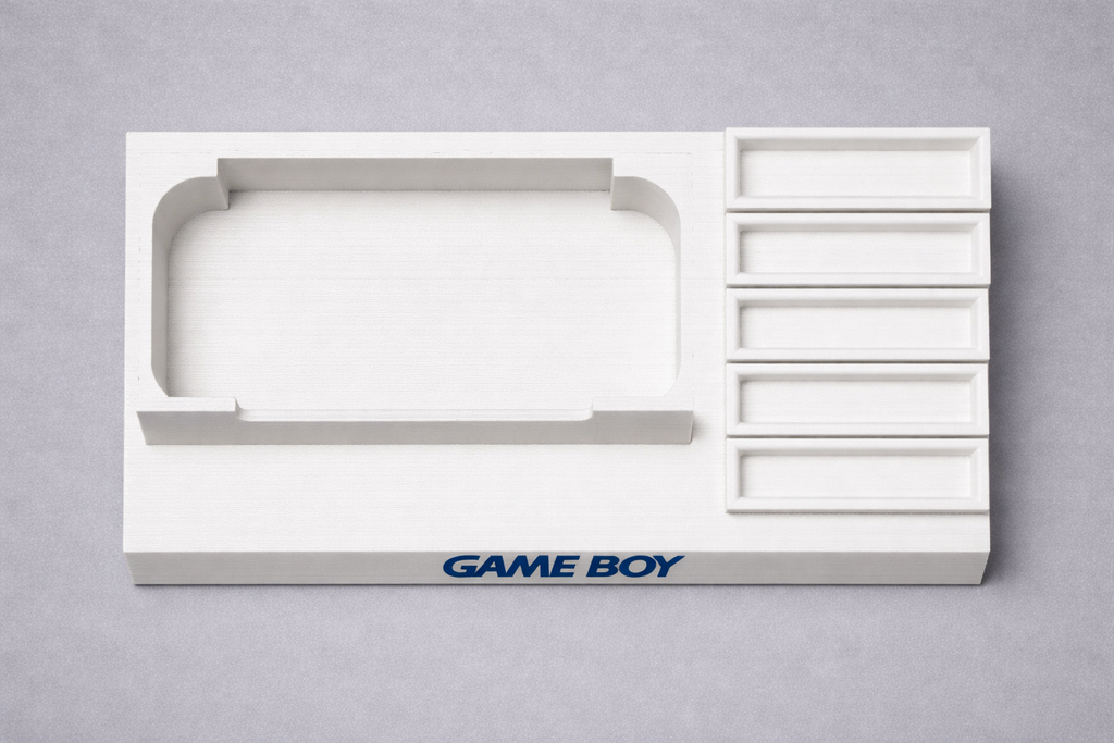 Dock Game Boy + 5 Cartouches | Support Console Rétro | Organisateur Jeux