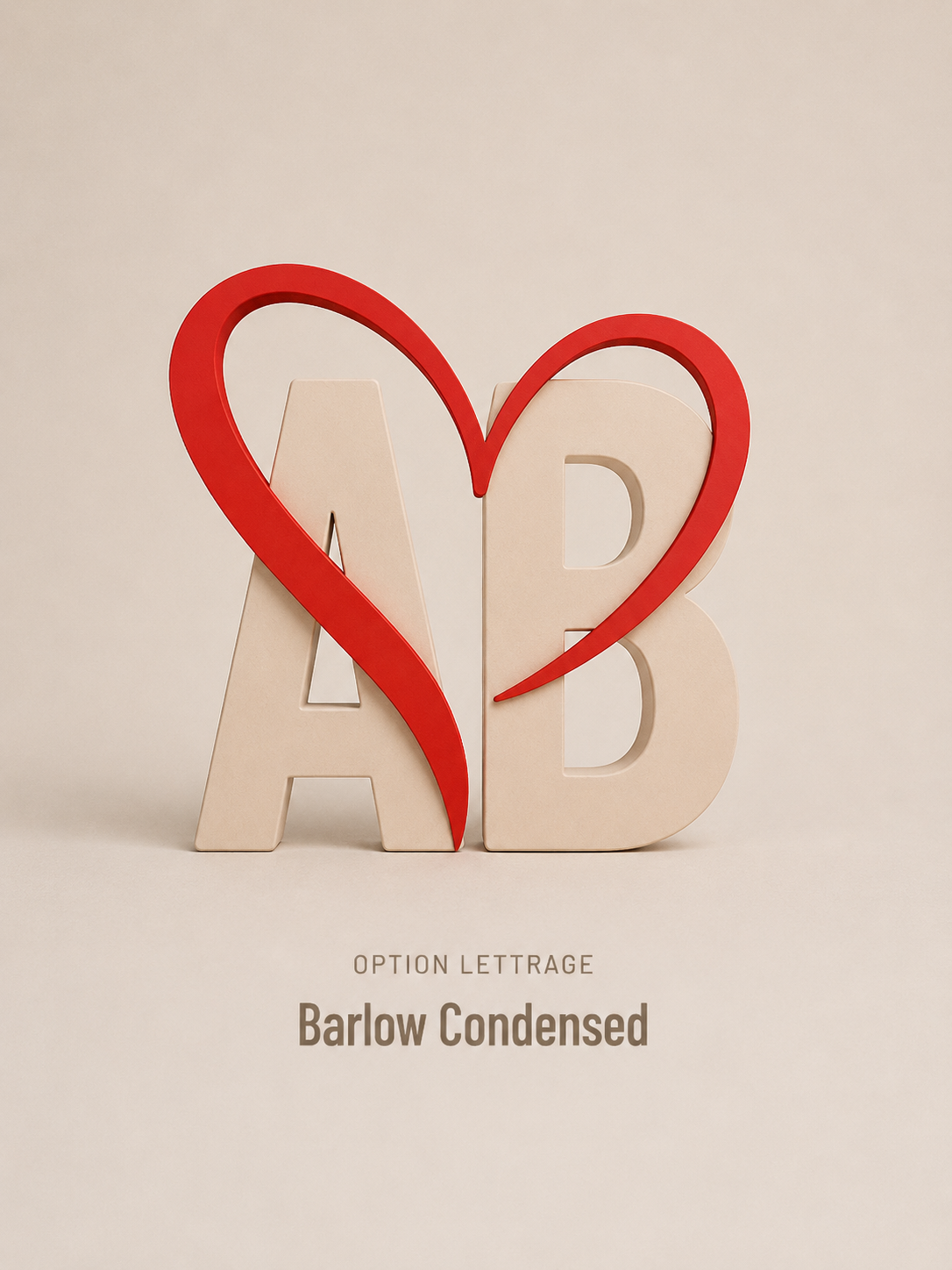 Décoration Mariage Personnalisée Initiales avec Cœur | Centre de Table Mariage | Lettres 3D Couple | Cadeau Mariage Personnalisé