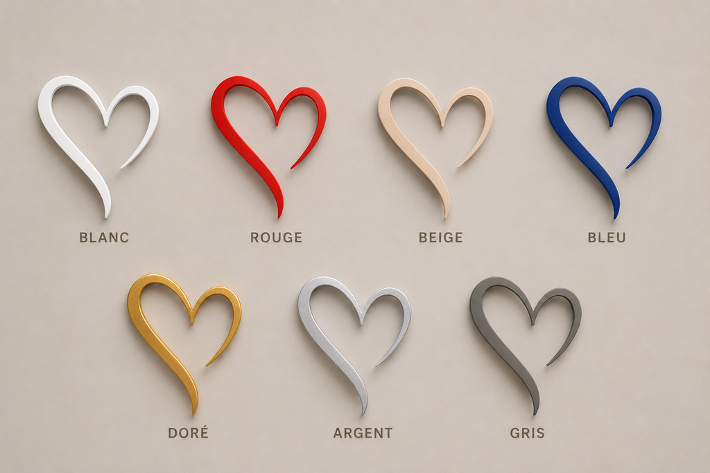 Décoration Mariage Personnalisée Initiales avec Cœur | Centre de Table Mariage | Lettres 3D Couple | Cadeau Mariage Personnalisé