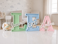 Lettre Initiale Personnalisée avec Prénom – Décoration Chambre Enfant / Cadeau Naissance / Impression 3D