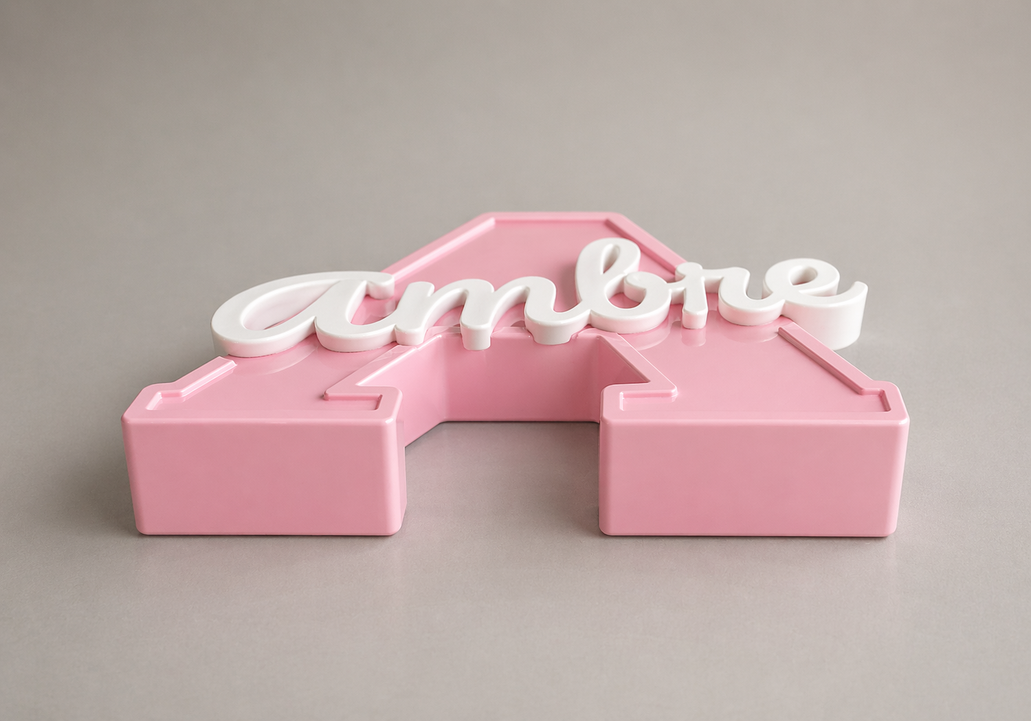 Lettre Initiale Personnalisée avec Prénom – Décoration Chambre Enfant / Cadeau Naissance / Impression 3D
