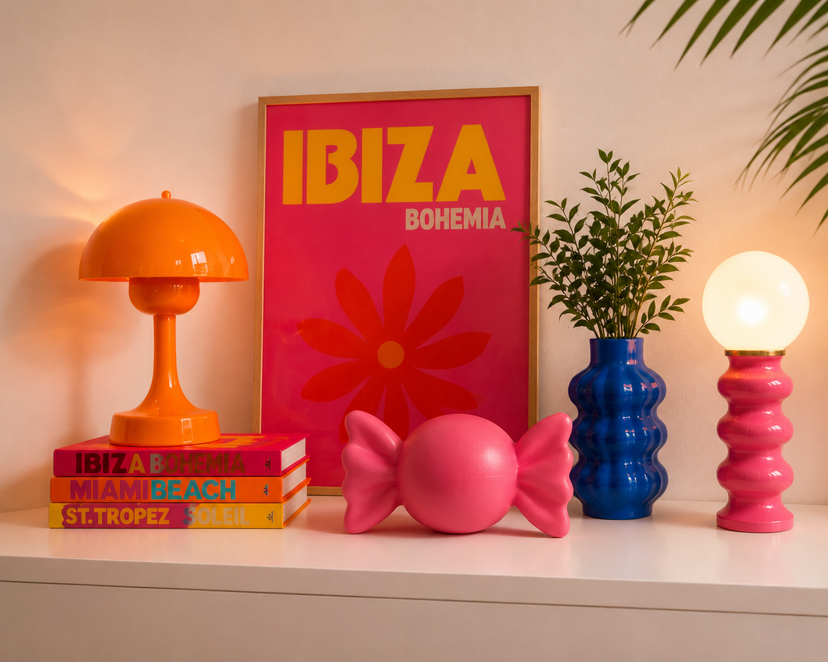 Bonbon décoratif imprimé en 3D disponible en plusieurs couleur