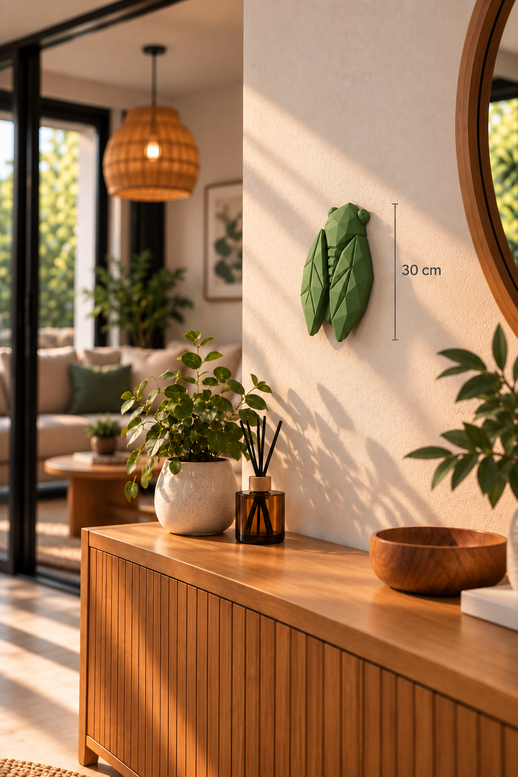 Cigale murale design – Décoration provençale en impression 3D