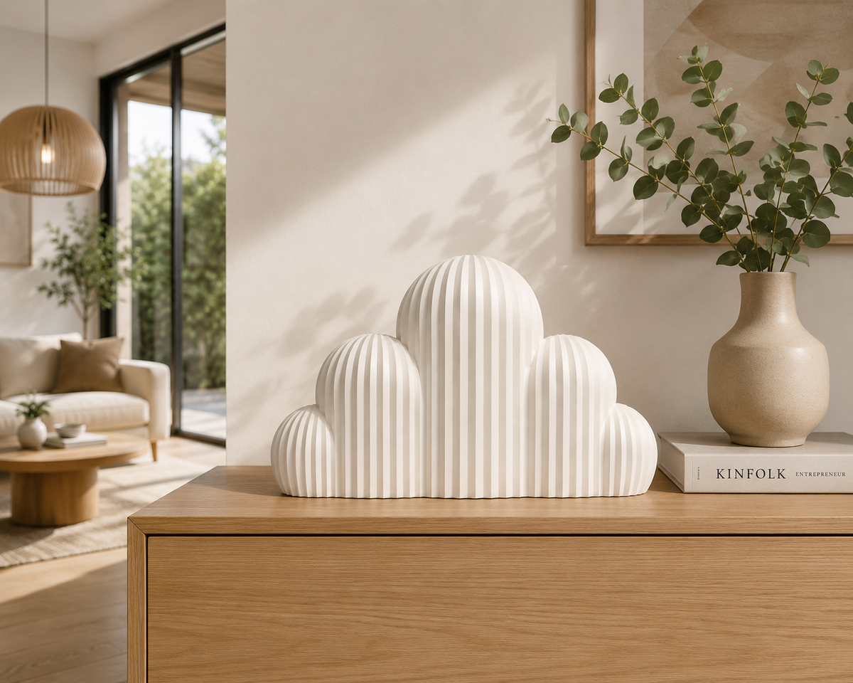 Nuage décoratif imprimé en 3D pour salon ou chambre d'enfant