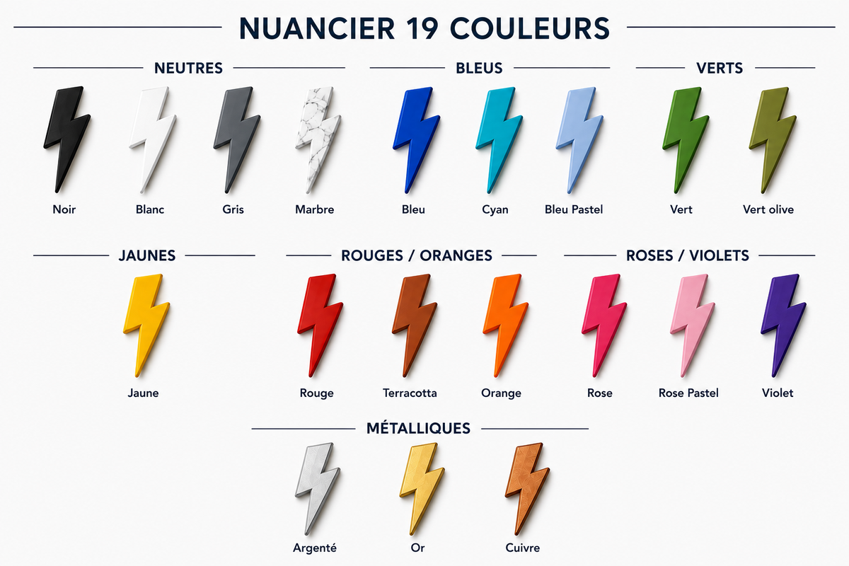 eclair disponible en plusieurs couleurs décoration maison 