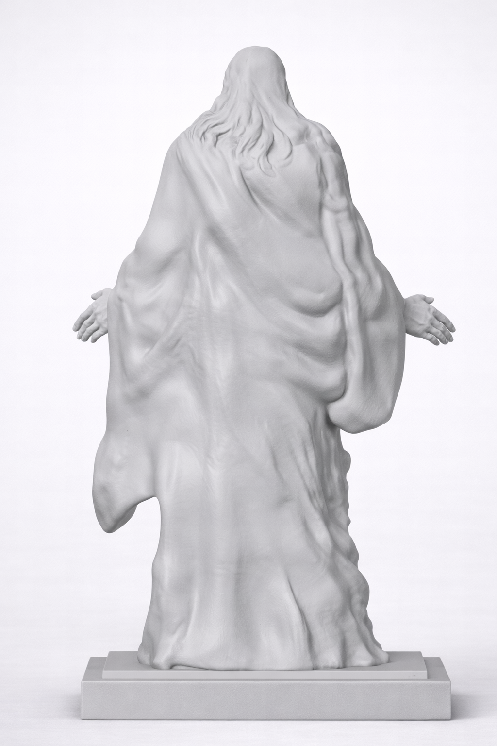 Sculpture Jésus-Christ 3D pour décoration religieuse moderne